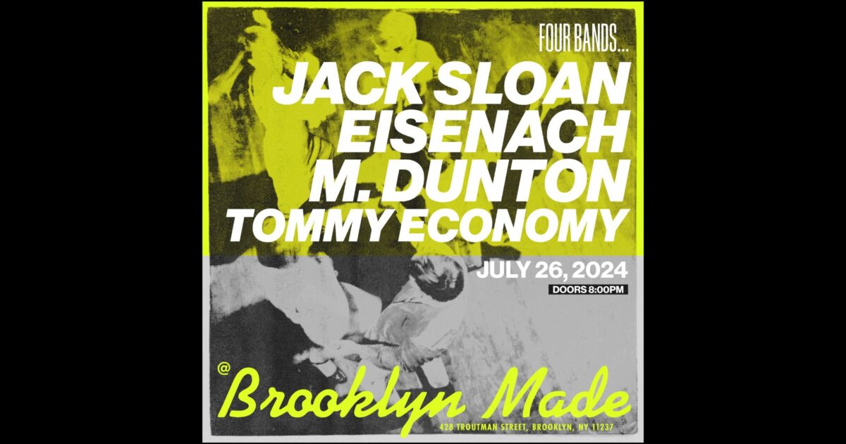 Jack Sloan / Eisenach / M. Dunton / Tommy Economy